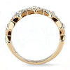WildKlass Stainless Steel Ring IP Rose Gold Women Top Grade Crystal Clear-WildKlass Jewelry