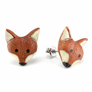 Fox Moji WildKlass Makerpin Earring Studs-WildKlass Jewelry