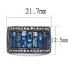 WildKlass Stainless Steel Ring IP Women Synthetic Montana-WildKlass Jewelry