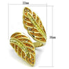 WildKlass Stainless Steel Ring IP Gold Women Top Grade Crystal Multi Color-WildKlass Jewelry