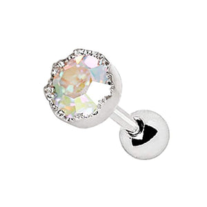 316L Stainless Steel Adorned Aurora WildKlass Cartilage Earring-WildKlass Jewelry