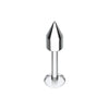 Short Cylinder Spike Top WildKlass Steel Labret-WildKlass Jewelry