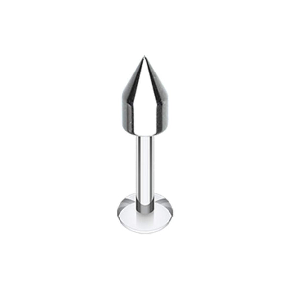 Short Cylinder Spike Top WildKlass Steel Labret-WildKlass Jewelry