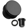 Flat Top Titanium IP 316L Surgical Steel WildKlass Plug with O-Ring-WildKlass Jewelry