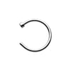 Basic Steel WildKlass Nose Hoop Ring-WildKlass Jewelry