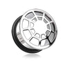 Spider Web Convex Single Flared Ear Gauge Hollow WildKlass Plug-WildKlass Jewelry