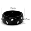 WildKlass Stainless Steel Ring IP Women AAA Grade CZ Clear-WildKlass Jewelry