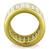 WildKlass Stainless Steel Ring IP Gold Women AAA Grade CZ Clear-WildKlass Jewelry