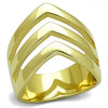 WildKlass Stainless Steel Ring IP Gold Women-WildKlass Jewelry