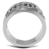 WildKlass Stainless Steel Ring High Polished Women-WildKlass Jewelry