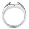 WildKlass Stainless Steel Ring High Polished Men-WildKlass Jewelry