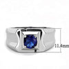WildKlass Stainless Steel Ring High Polished Men Synthetic Montana-WildKlass Jewelry