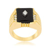 WildKlass Black Onyx Men's Ring-WildKlass Jewelry