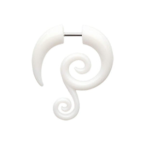 Double Spiral Fake Hanging WildKlass Taper-WildKlass Jewelry