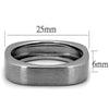 WildKlass Stainless Steel Ring High Polished Men-WildKlass Jewelry