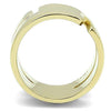 WildKlass Stainless Steel Ring IP Gold Women-WildKlass Jewelry
