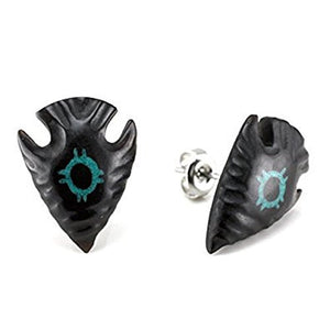 WildKlass Arrowhead Makerpin Earring Studs-WildKlass Jewelry
