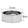 WildKlass Stainless Steel Ring High Polished Men-WildKlass Jewelry