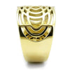 WildKlass Stainless Steel Ring IP Gold Women-WildKlass Jewelry