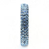 WildKlass Stainless Steel Ring High Polished Women Top Grade Crystal Sea Blue-WildKlass Jewelry