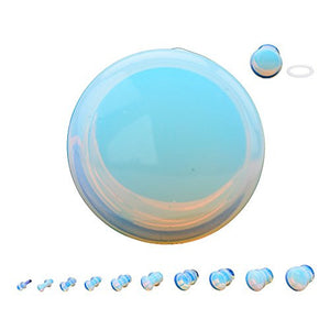 Single Flare Opalite WildKlass Plugs-WildKlass Jewelry