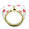 WildKlass Stainless Steel Ring IP Gold Women Epoxy Multi Color-WildKlass Jewelry
