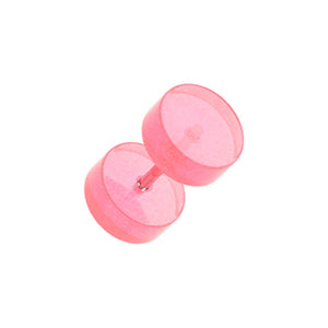 Translucent Acrylic Fake WildKlass Plug-WildKlass Jewelry