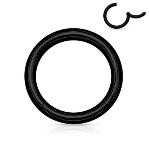 Pair of 316L Surgical Steel Hinged Segment WildKlass Rings-WildKlass Jewelry