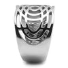 WildKlass Stainless Steel Ring High Polished Women-WildKlass Jewelry