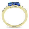 WildKlass Stainless Steel Ring IP Gold Women Synthetic Montana-WildKlass Jewelry