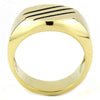 WildKlass Stainless Steel Ring IP Gold Women-WildKlass Jewelry
