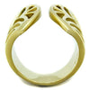 WildKlass Stainless Steel Ring IP Gold Women-WildKlass Jewelry