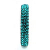 WildKlass Stainless Steel Ring High Polished Women Top Grade Crystal Blue Zircon-WildKlass Jewelry