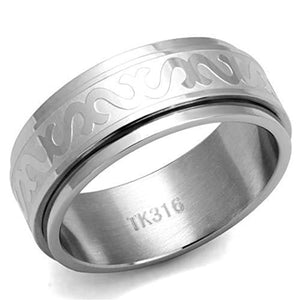WildKlass Stainless Steel Ring High Polished Men-WildKlass Jewelry