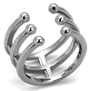 WildKlass Stainless Steel Ring High Polished Women-WildKlass Jewelry