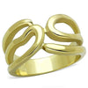 WildKlass Stainless Steel Ring IP Gold Women-WildKlass Jewelry