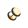 Iridescent Metallic Coat Acrylic WildKlass Fake Plug with O-Rings-WildKlass Jewelry