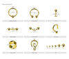 Imitation Pearl WildKlass Navel Ring (Sold by Piece)-WildKlass Jewelry