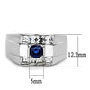 WildKlass Stainless Steel Ring High Polished Men Synthetic Montana-WildKlass Jewelry