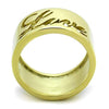 WildKlass Stainless Steel Ring IP Gold Women-WildKlass Jewelry