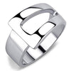 WildKlass Stainless Steel Ring High Polished Women-WildKlass Jewelry