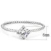 WildKlass Stainless Steel Ring No Plating Women AAA Grade CZ Clear-WildKlass Jewelry