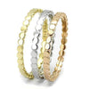 WildKlass Stainless Steel Ring IP Gold & IP Rose Gold Women-WildKlass Jewelry