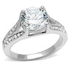 WildKlass Stainless Steel Ring High Polished Women AAA Grade CZ Clear-WildKlass Jewelry