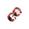 Two Tone Stripe UV Acrylic Fake WildKlass Plug-WildKlass Jewelry