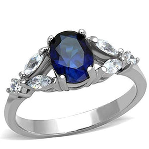 WildKlass Stainless Steel Ring High Polished (no Plating) Women Synthetic Montana-WildKlass Jewelry