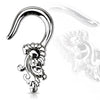 Tribal Floral 316L Surgical Steel WildKlass Taper-WildKlass Jewelry
