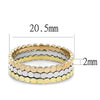 WildKlass Stainless Steel Ring IP Gold & IP Rose Gold Women-WildKlass Jewelry
