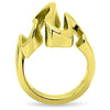 WildKlass Stainless Minimalists Steel Ring IP Gold Women-WildKlass Jewelry