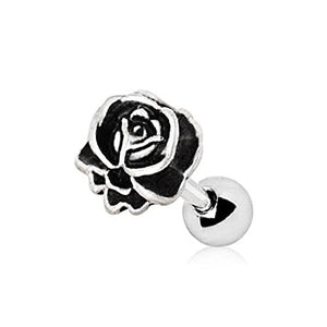 316L Stainless Steel Antique Rose WildKlass Cartilage Earring-WildKlass Jewelry